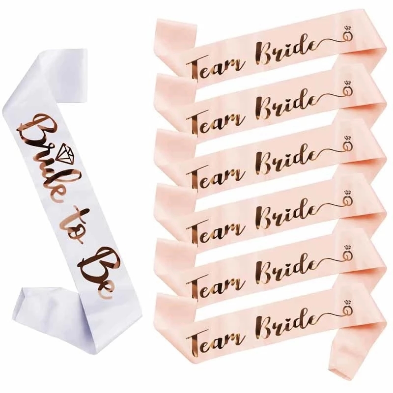Bride Tribe Sash - 1 مجموعة العروس لتكون فريق العروس