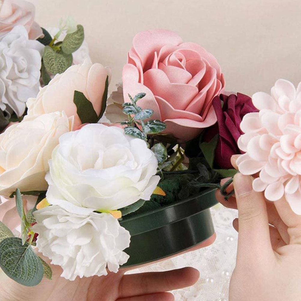 Wedding Event Supply - قطعتان من قواعد الزهور المستديرة المصنوعة