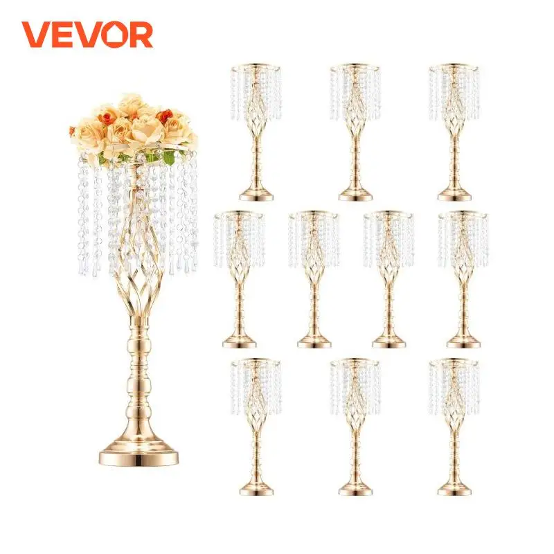 VEVOR طويل القامة كريستال الزف - مراجعة Centerpiece Vase Tall وسعره