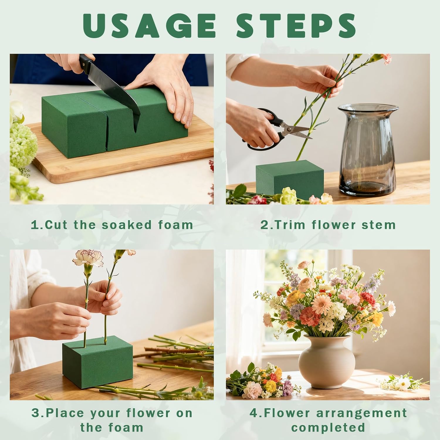 72 قطعة من كتل الفوم الزهرية،  - مراجعة Wedding Floral Supply وسعره