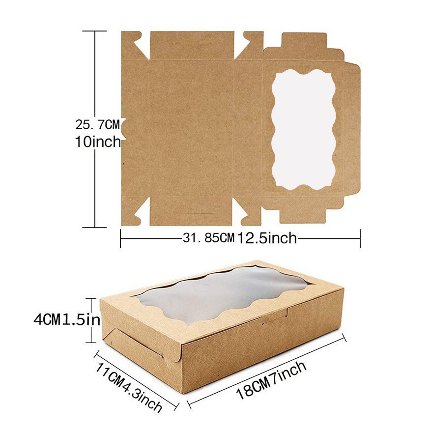 10/30/50 قطعة صناديق ورقية كرا - مراجعة Wedding Event Supply وسعره