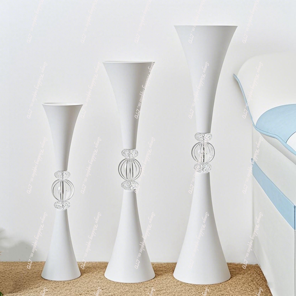 10 قطع من حاملات الزهور الأكري - مراجعة Centerpiece Vase Tall وسعره