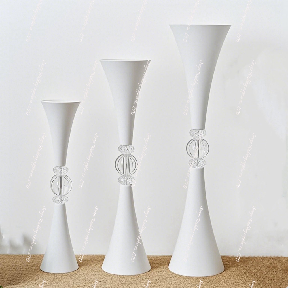 10 قطع من حاملات الزهور الأكري - مراجعة Centerpiece Vase Tall وسعره