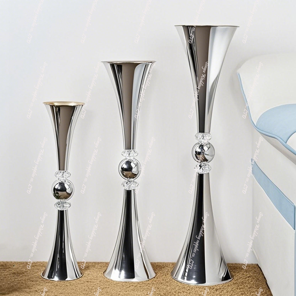 10 قطع من حاملات الزهور الأكري - مراجعة Centerpiece Vase Tall وسعره