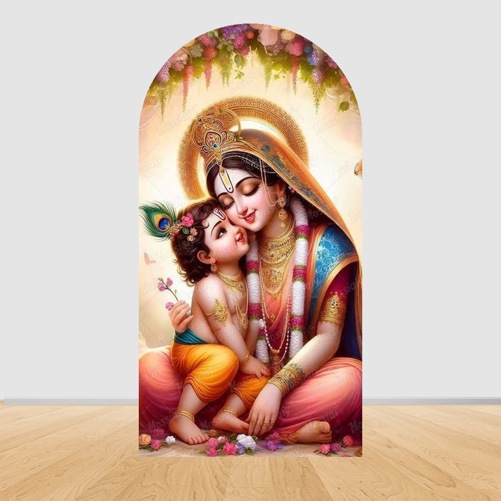 دمية الإلهة الهندية بخلفية على - مراجعة Indian Wedding Decor Supply وسعره