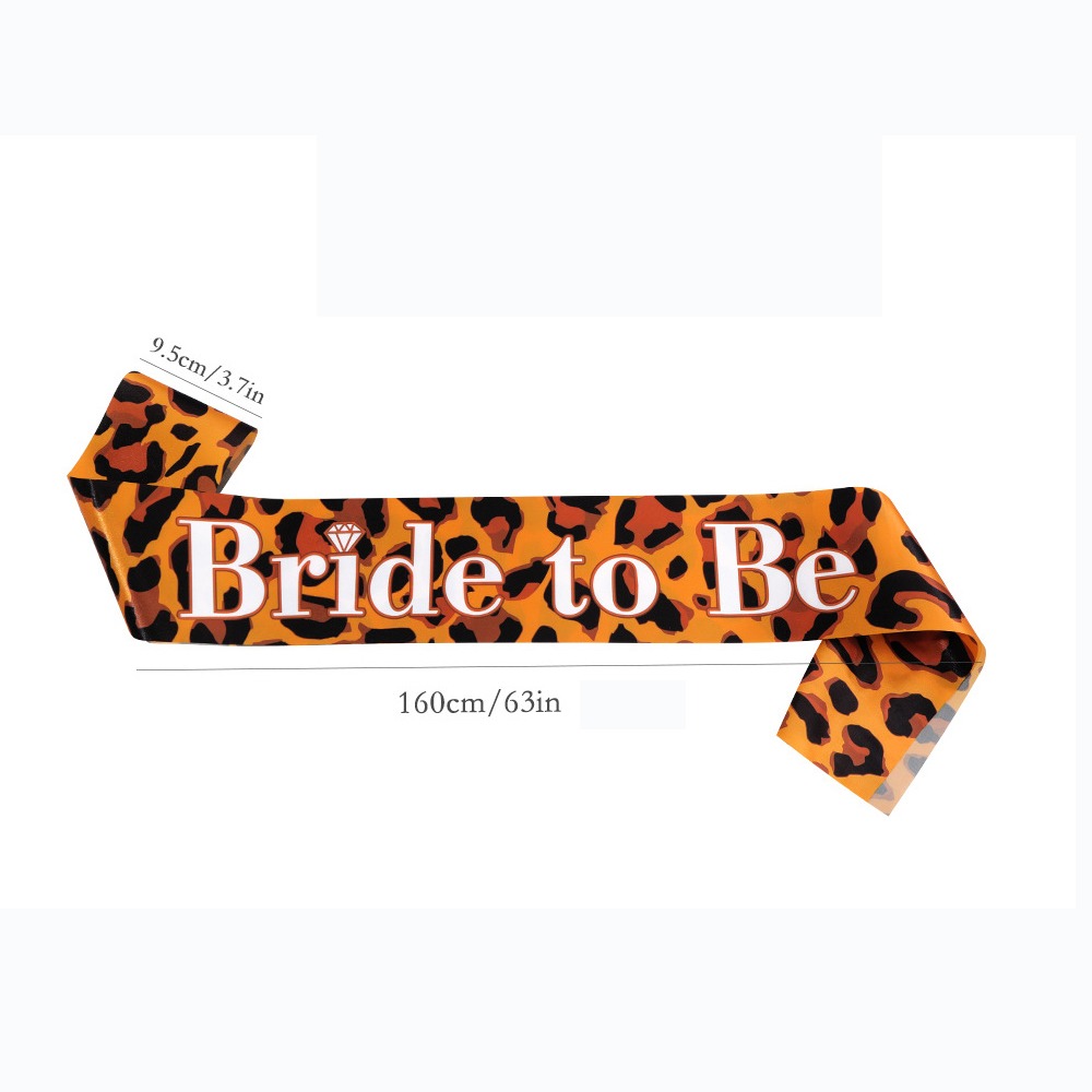وشاح العروس بنقشة الفهد، قطعة  - مراجعة Bride Tribe Sash وسعره