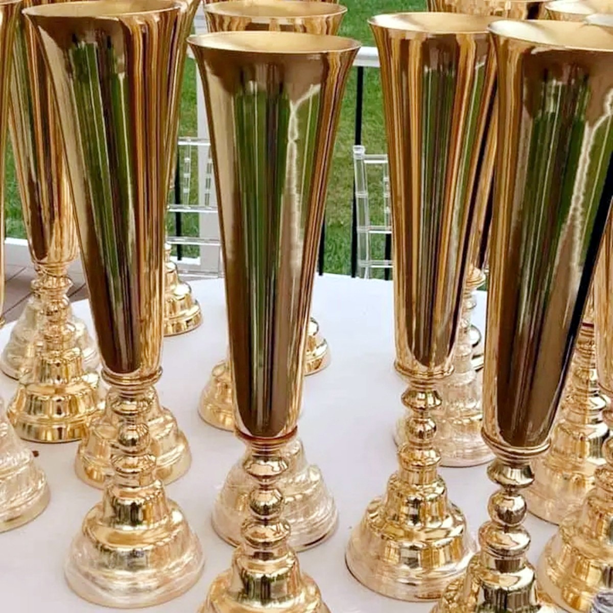 50 سنتيمتر طويل القامة) الحديث - مراجعة Centerpiece Vase Tall وسعره