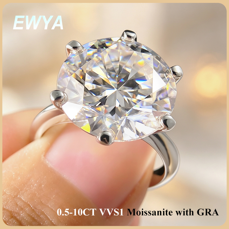 EWYA GRA معتمد 0.5-10CT D اللو - مراجعة Wedding Zone وسعره